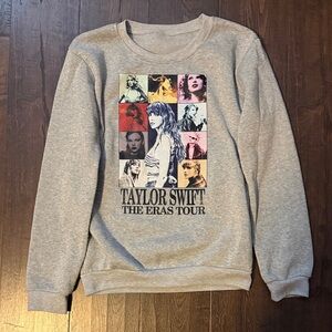 Taylor Swift Gray The Eras Tour Sweatshirt